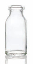Picture of 15 ml injection vial, clear, type 2 moulded glass