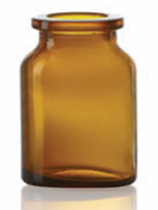 Picture of 30 ml injection vial, amber, type 1 moulded glass