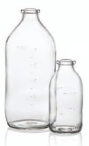Picture of 500 ml infusion vial, clear, type 1 moulded glass